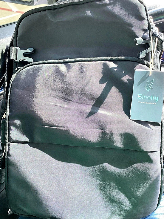 Sinaliy Handbags - Sinaliy Travel Backpack Black NWT